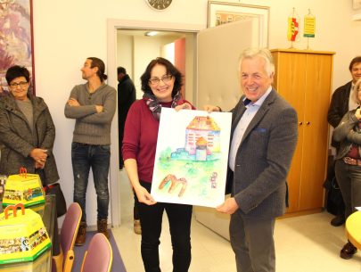 Maria Fuchs mit LAbg. Bürgermeister Herbert Gaggl