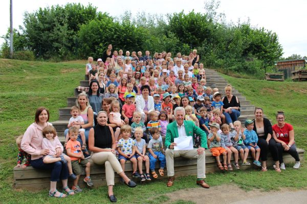 Kinder und Pädagoginnen