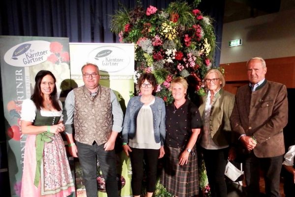 Vbgm Astrid Brunner, H. Koraschnig, H. Fischer, I. Sagmeister, Frau Goritschnig, Herr Goritschnig