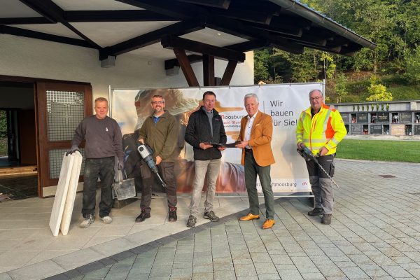 Startschuss Umbau Halle1