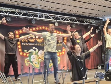 Moosburg+-+letzte+Proben+des+Männerballetts